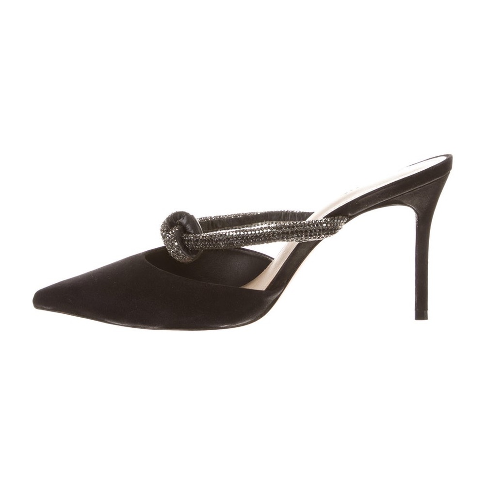 SCHUTZ Black Heels with Embellished Strap